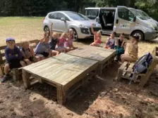 Centre de Saugues} - Vacances - Galerie Mini-camps « Tous en forêt » - Fonchaude - 2022