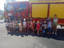 Centre de Langeac (Val Fleuri)} - Vacances - Galerie Visite de la caserne des pompiers été 2023