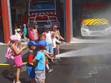 Centre de Langeac (Val Fleuri)} - Vacances - Galerie Visite de la caserne des pompiers été 2023