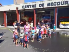 Centre de Langeac (Val Fleuri)} - Vacances - Galerie Visite de la caserne des pompiers été 2023