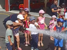 Centre de Langeac (Val Fleuri)} - Vacances - Galerie Visite de la caserne des pompiers été 2023