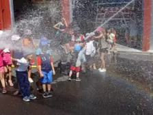 Centre de Langeac (Val Fleuri) - Vacances - Galerie Visite de la caserne des pompiers été 2023